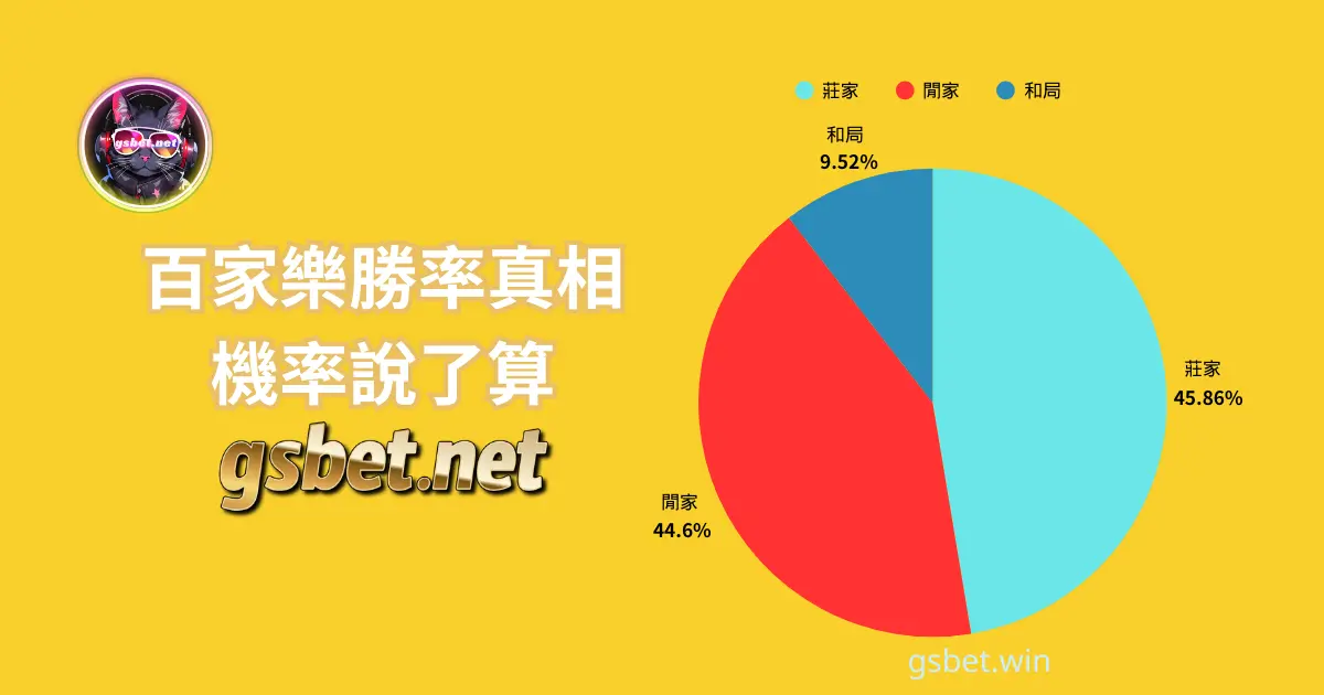 百家樂勝率真相：機率說了算-gsbet.net娛樂城分享